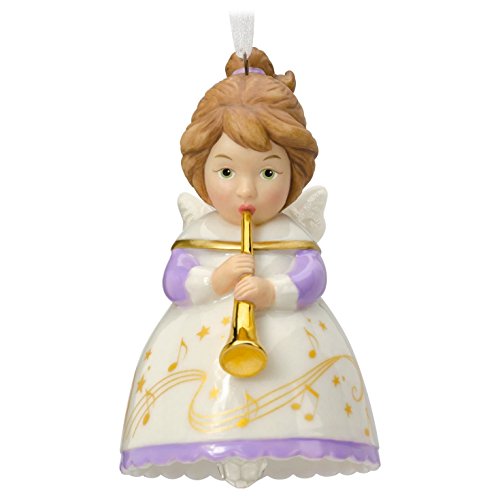 Hallmark Keepsake Ornament Heavenly Belles Angel Porcelain Bell 2016