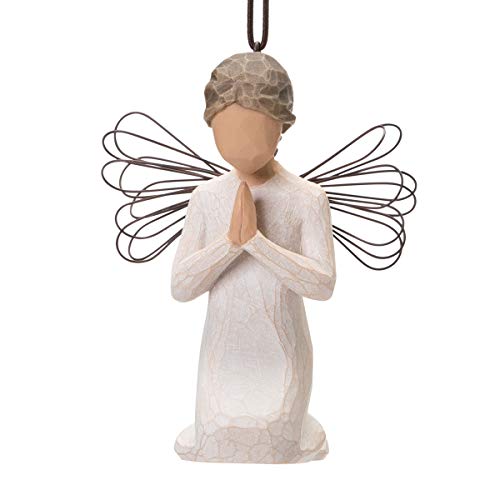 Willow Tree Angel of Prayer Ornament, Sculpted Hand-Painted Figure