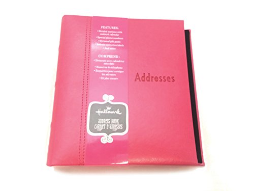 Hallmark Pink Leather Address Book