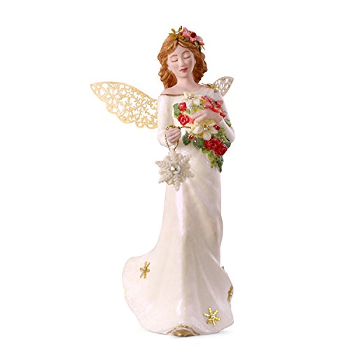 Hallmark Keepsake Christmas Ornament 2018 Year Dated, Winter Angel, Porcelain