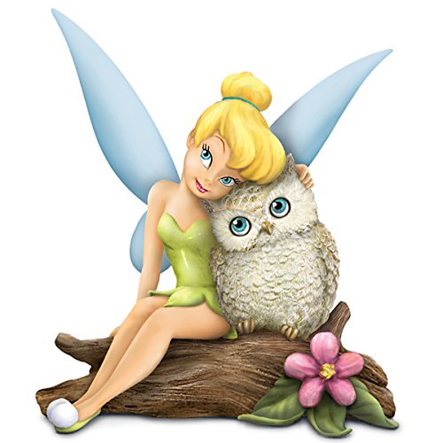 The Hamilton Collection Figurine: Disney Tinker Bell Owl Always Love You Figurine