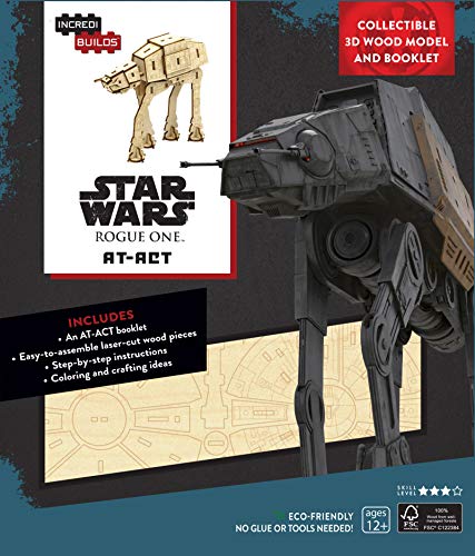 IncrediBuilds Star Wars Rogue One: at-Act 3D Wood Model and Book