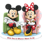 The Hamilton Collection Disney with You is Where I Want to Be: Mickey Mouse and Minnie Mouse Collectible Figurine