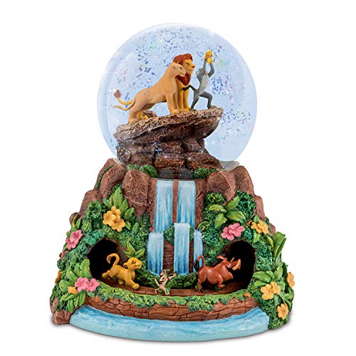 The Bradford Exchange Disney The Lion King Musical Glitter Globe with Rotating Characters