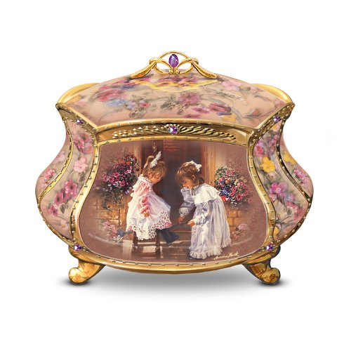 The Bradford Exchange Sandra Kuck My Sister, My Friend Collectible Music Box by Ardleigh Elliott