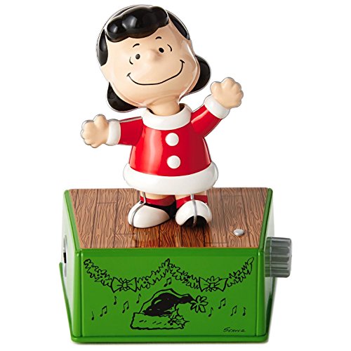 Hallmark Peanuts Lucy Christmas Dance Party Figurine with Music and Motion Figurines