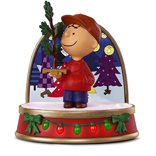 Hallmark Keepsake Christmas Ornament 2018 Year Dated, Peanuts A Charlie Brown Christmas Tree Charlie Brown With Sound and Light