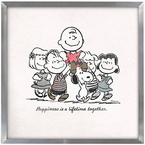 Hallmark Peanuts Happiness Together Framed Art, 7.44x7.44