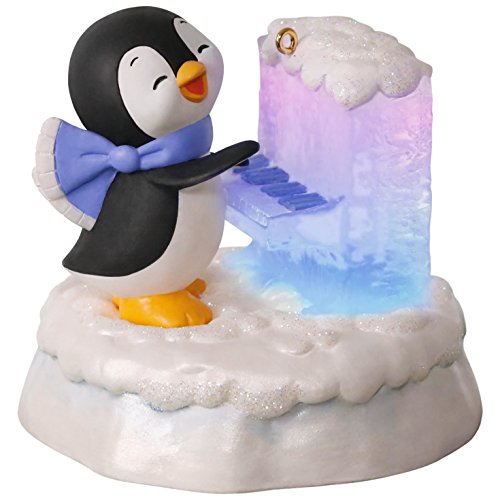 Merry Music Makers Penguin Playful Piano Music Ornament With Light