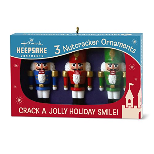 Hallmark Keepsake 2017 Nutcracker Nifty Fifties Keepsake Christmas Ornaments, Box of Retro Glass Christmas Ornaments