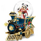 The Bradford Exchange Disney Mickey Mouse Miniature Snowglobe: Santa Mouse is Comin' to Town