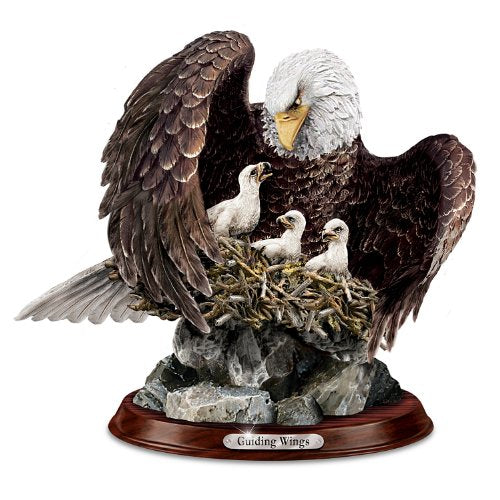 Bald Eagle Sculpture: Guiding Wings by The Bradford Exchange