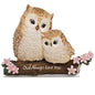 The Hamilton Collection Owl Figurine: Owl Always Love You