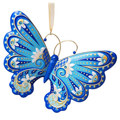 Hallmark Keepsake Christmas 2019 Year Dated Graceful Butterfly Ornament, Porcelain