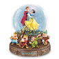 The Bradford Exchange Disney Snow White Musical Glitter Globe with The Seven Dwarfs on a Rotating Base