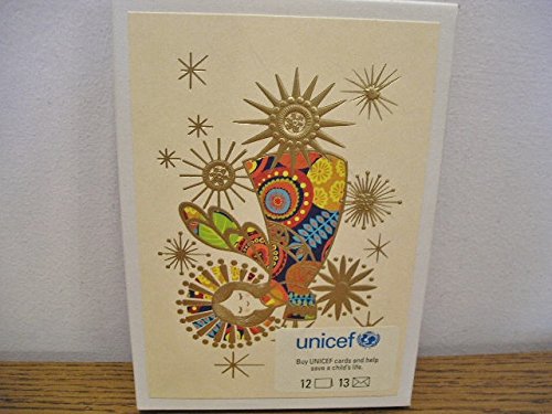 UNICEF Boxed Christmas Cards Angel Multi-colored URS5057 - 12 cards 13 envelopes