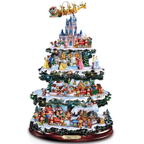 The Bradford Exchange Disney Tabletop Christmas Tree: The Wonderful World of Disney