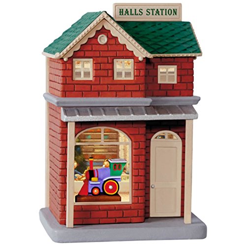 Hallmark Keepsake Ornament Korners Halls Station 2017