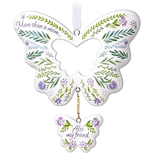 Hallmark Keepsake Christmas Ornament 2020 My Mom, My Friend Butterfly Porcelain