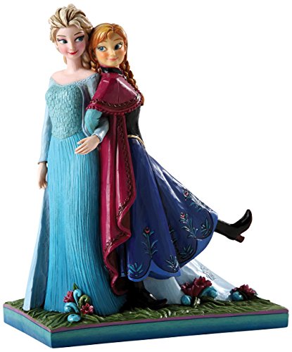 Jim Shore for Enesco Frozen Figurines by Jim Shore Anna and Elsa