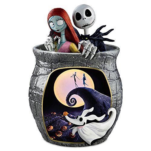 The Nightmare Before Christmas Cookie Jar With Jack Skellington And Sally by The Bradford Exchange