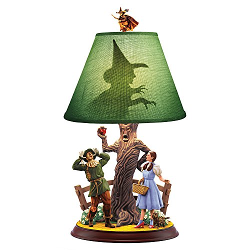 The Bradford Exchange The Wizard of OZ We're Not in Kansas Anymore Dorothy and Scarecrow Lamp