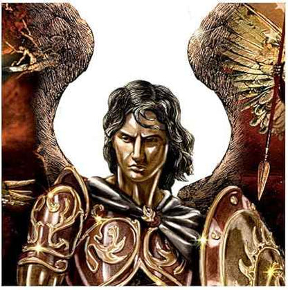 The Bradford Exchange Michael: Triumphant Warrior Sculpture with Howard David Johnson Artwork