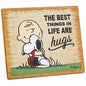 Hallmark Peanuts The Best Things are Hugs Wood Quote Sign Plaques & Signs Movies & TV