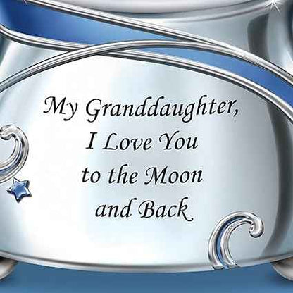 The Bradford Exchange Snowglobe with Swarovski Crystal for Granddaughter Plays Always in My Heart