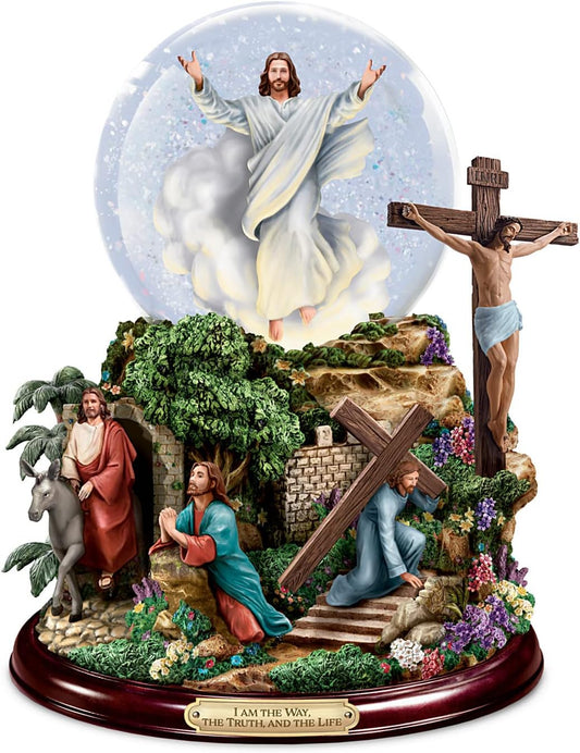 Thomas Kinkade's Visions of Christ Glitter Globe