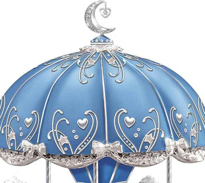 The Bradford Exchange Carousel Music Box with Sentiment for Granddaughter Lights Up