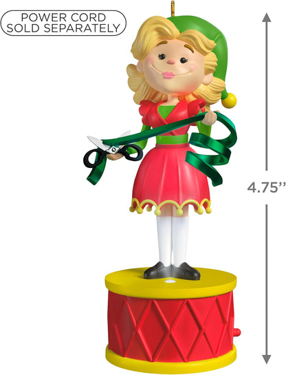Hallmark Keepsake Christmas Ornament 2025, Elf Collection Jovie with Light and Sound, Christmas Movie Gifts
