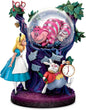The Bradford Exchange Disney Alice in Wonderland Illuminated Glitter Globe Featuring Alice, The Cheshire Cat and More