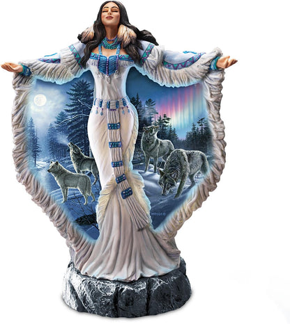 The Bradford Exchange James Meger Native American Inspired Sky Prayer Illuminated Sculpture