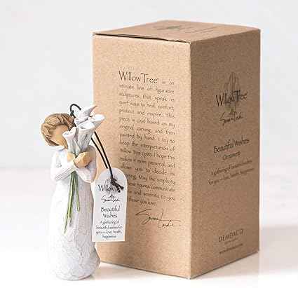 Willow Tree Beautiful Wishes Ornament, Sculpted Hand-Painted Figure