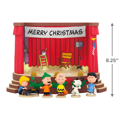 The Peanuts® Gang Merry Christmas, Charlie Brown! Tabletop Decoration With Light and Sound by Hallmark