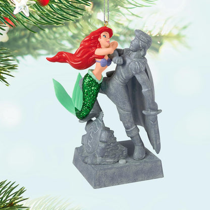 Hallmark Keepsake Christmas Ornament 2025, Disney The Little Mermaid Ariel and The Prince with Sound, Gifts for Disney Fans - BCGiftMall