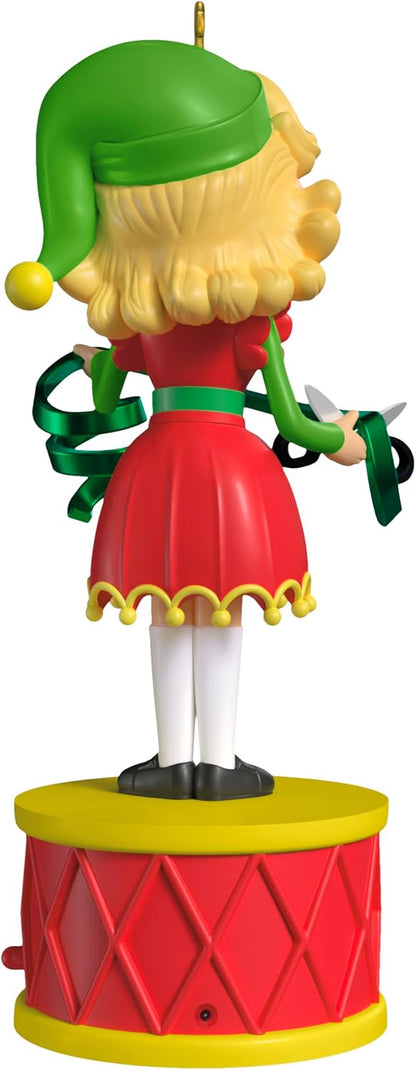 Hallmark Keepsake Christmas Ornament 2025, Elf Collection Jovie with Light and Sound, Christmas Movie Gifts