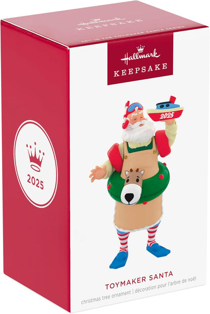 Hallmark Keepsake Christmas Ornament 2025, Toymaker Santa 2025, Santa Collectors Gifts - BCGiftMall