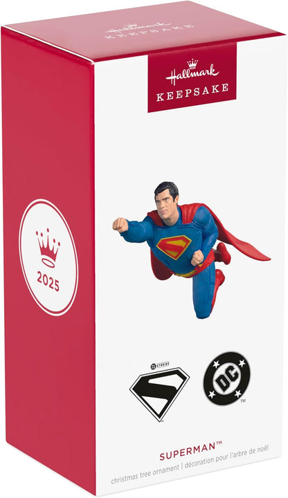 Hallmark Keepsake Christmas Ornament 2025, DC Superman, Super Hero Gifts - BCGiftMall