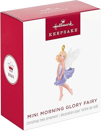 Hallmark Keepsake 1" Mini Christmas Ornament 2025, Morning Glory Fairy, Gifts for Friends and Family