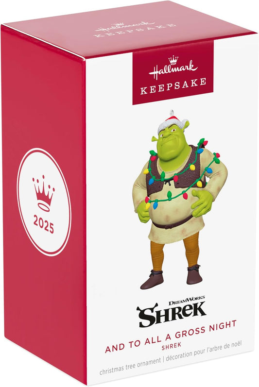 Hallmark Keepsake Christmas Ornament 2025, Shrek and to All a Gross Night, Movie Gifts