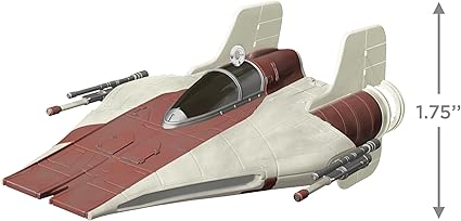 Hallmark Keepsake Christmas Ornament 2025, Star Wars: Return of The Jedi A-Wing Fighter, Gifts for Star Wars Fans - BCGiftMall
