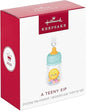 Hallmark Keepsake 1" Mini Christmas Ornament 2025, A Teeny Sip, New Baby Gifts - BCGiftMall