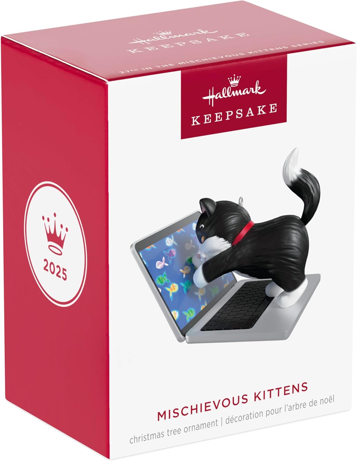 Hallmark Keepsake Christmas Ornament 2025, Mischievous Kittens, Gifts for Animal Lovers - BCGiftMall