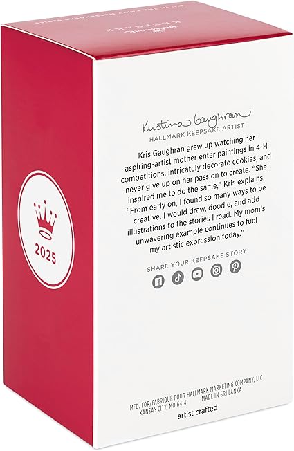 Hallmark Keepsake Christmas Ornament 2025, Fairy Messengers Gladiolus Fairy, Gifts for Friends and Family - BCGiftMall