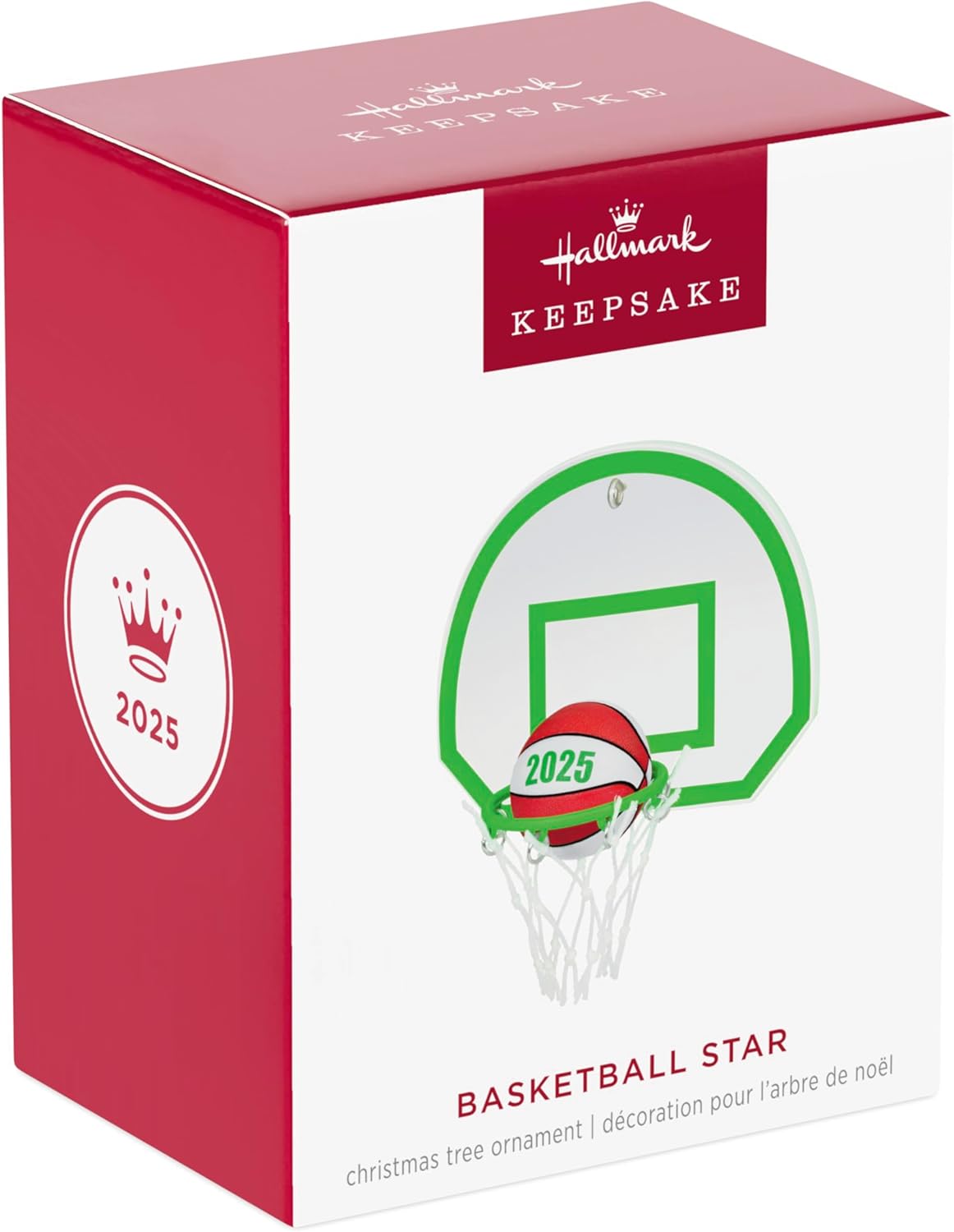 Hallmark Keepsake Christmas Ornament 2025, Basketball Star 2025, Gifts for Sports Fans - BCGiftMall