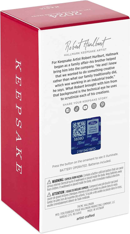 Hallmark Fire Brigade 2011 Ford F-550 Fire Engine 2024 Ornament With Light