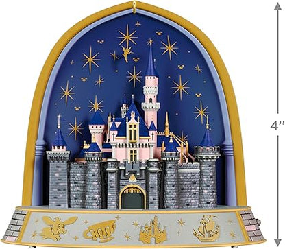 Hallmark Keepsake Disney Christmas Ornament 2025, Disneyland 70th Anniversary A Magical Celebration Musical with Light, Sleeping Beauty Castle - BCGiftMall