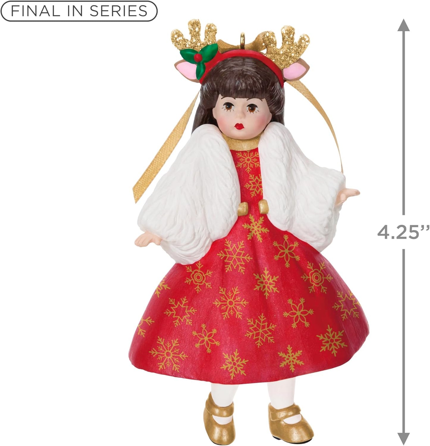 Hallmark Keepsake Christmas Ornament 2025, Madame Alexander Deer Santa, Gifts for Her - BCGiftMall